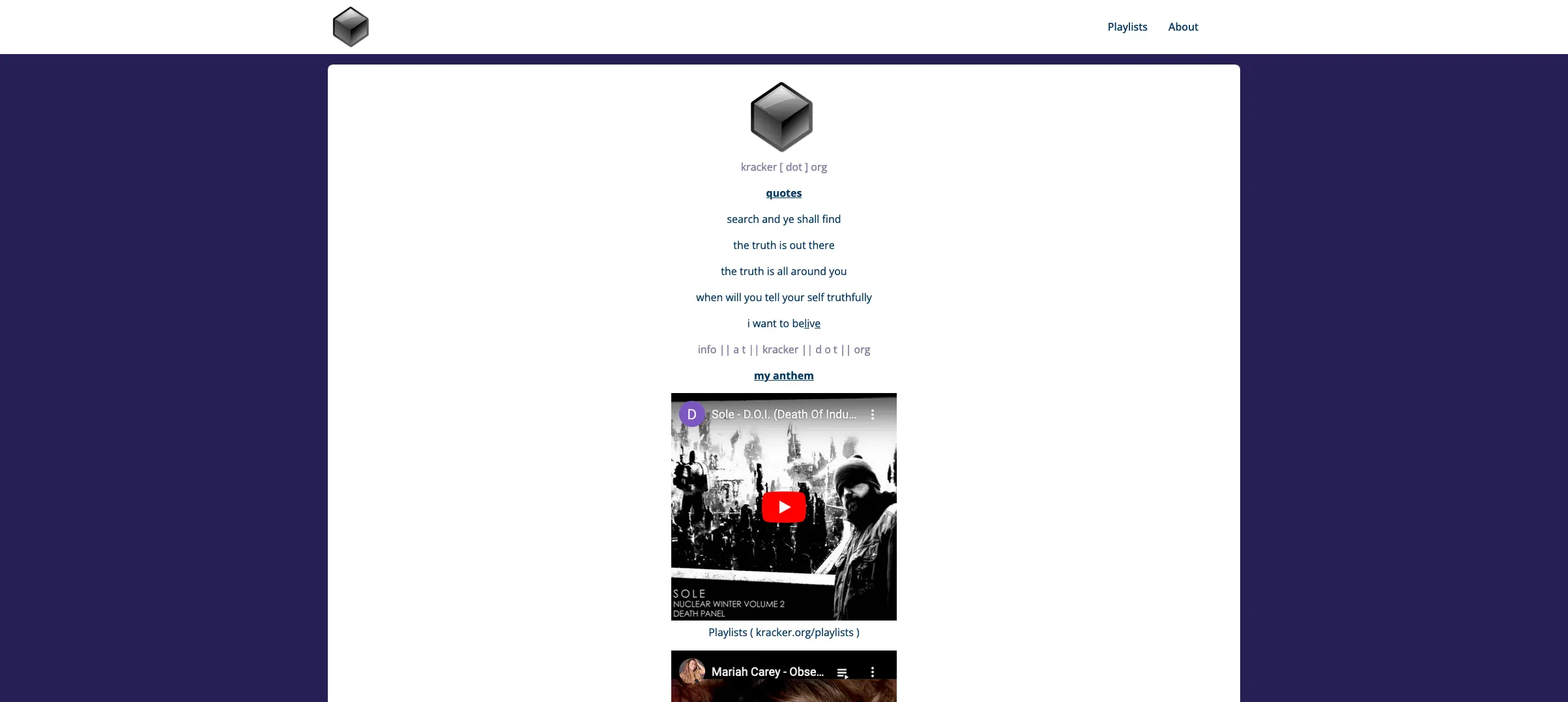 kracker.org Website Preview kracker.org Website Preview